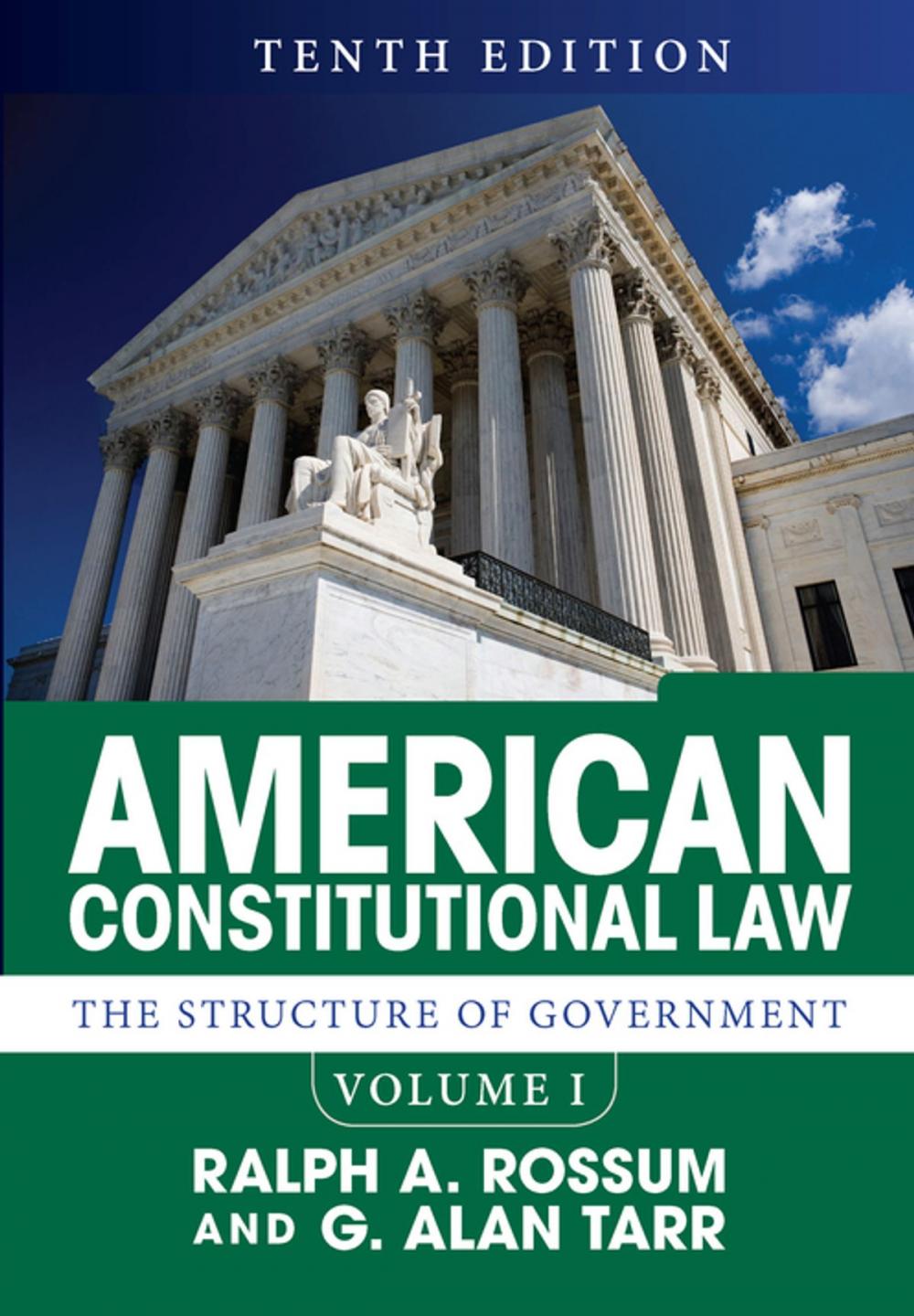 Big bigCover of American Constitutional Law, Volume I