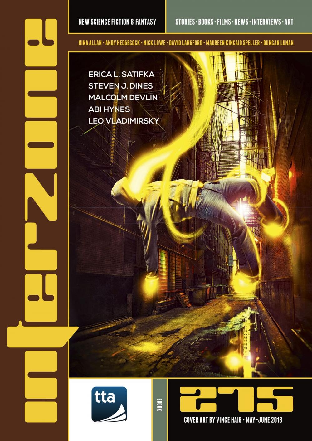 Big bigCover of Interzone #275 (May-June 2018)