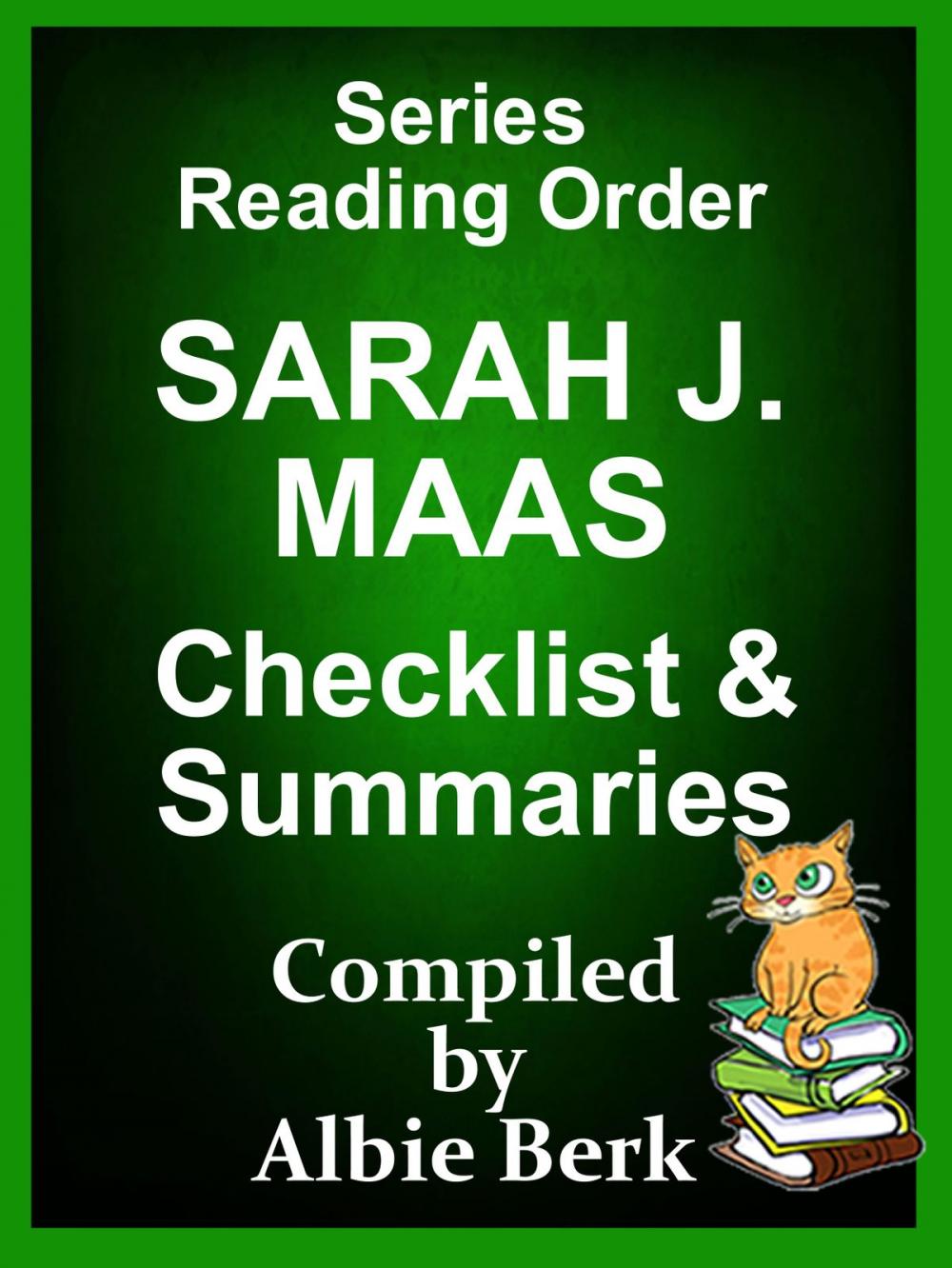 Big bigCover of Sarah J. Maas: Series Reading Order - with Summaries & Checklist