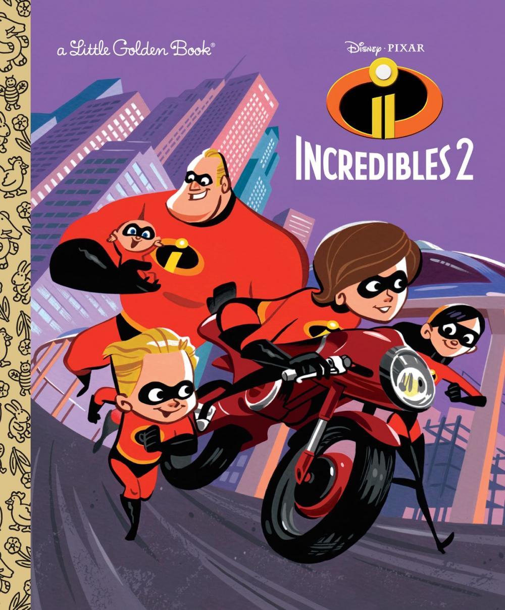 Big bigCover of Incredibles 2 Little Golden Book (Disney/Pixar Incredibles 2)