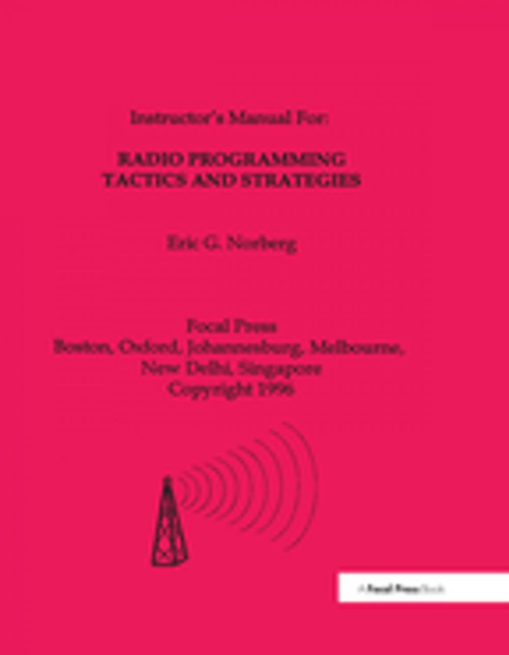 Big bigCover of Radio Programming Tactics and Strategies