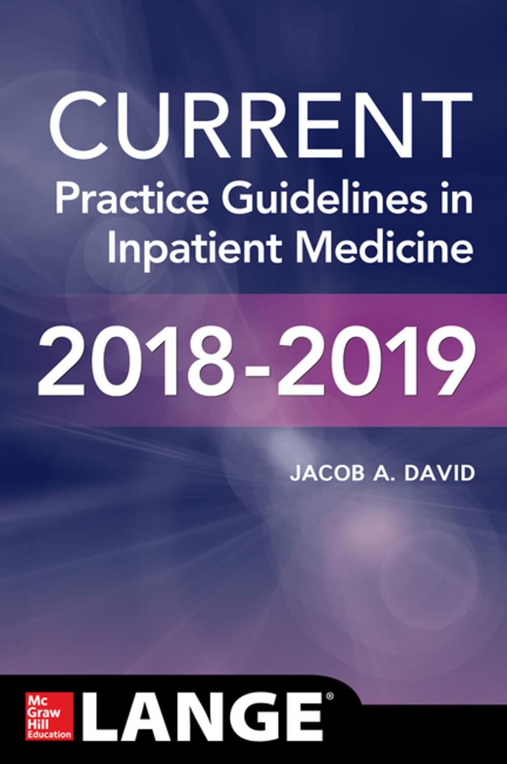 Big bigCover of CURRENT Practice Guidelines in Inpatient Medicine