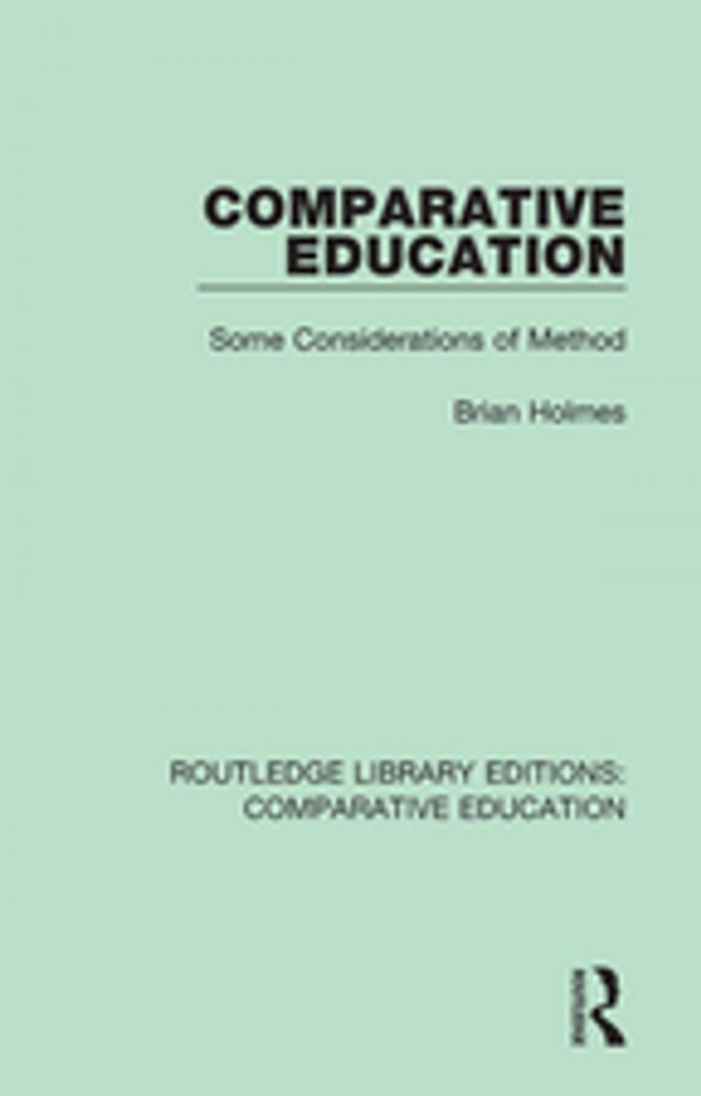 Big bigCover of Comparative Education