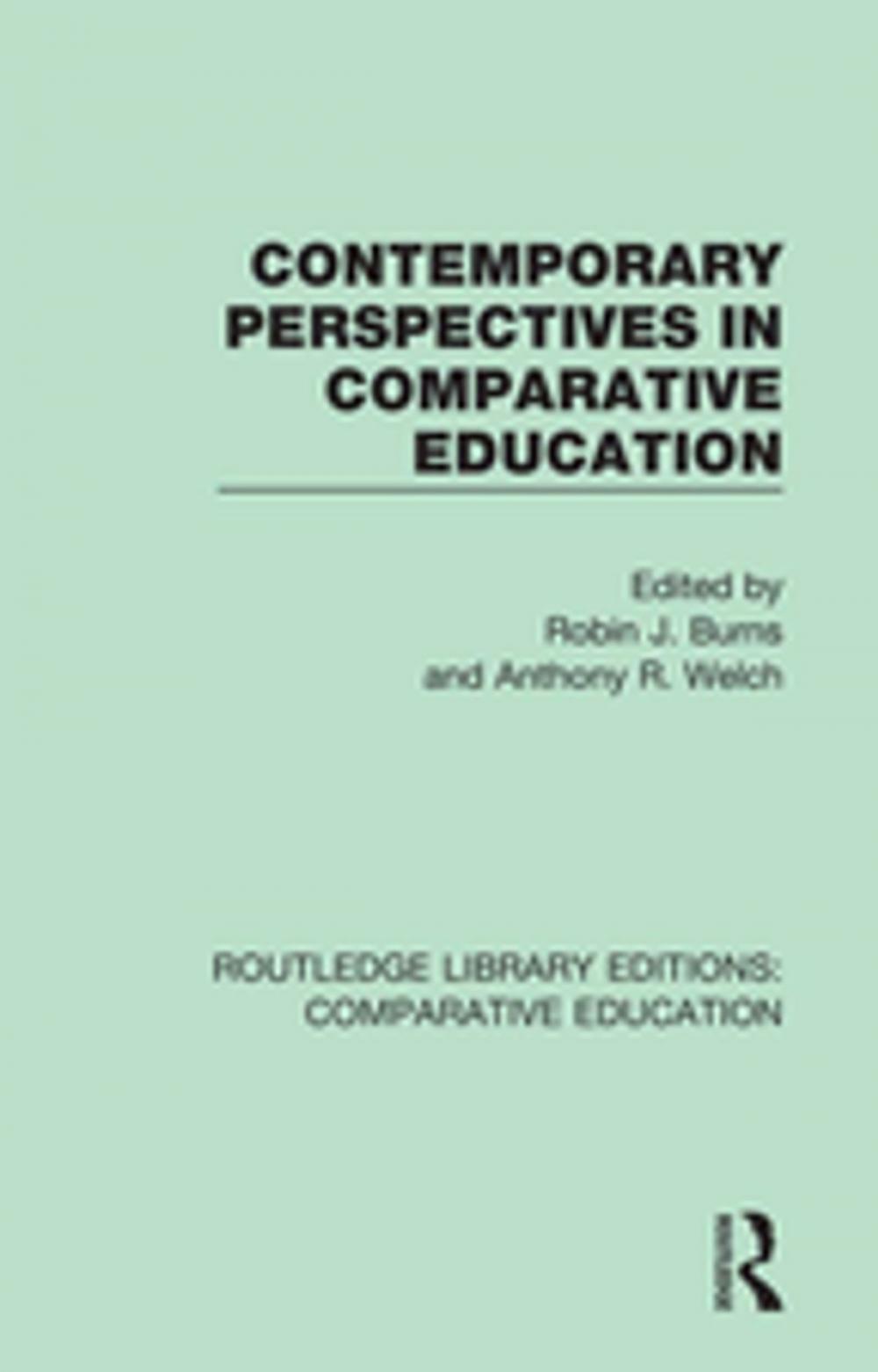Big bigCover of Contemporary Perspectives in Comparative Education