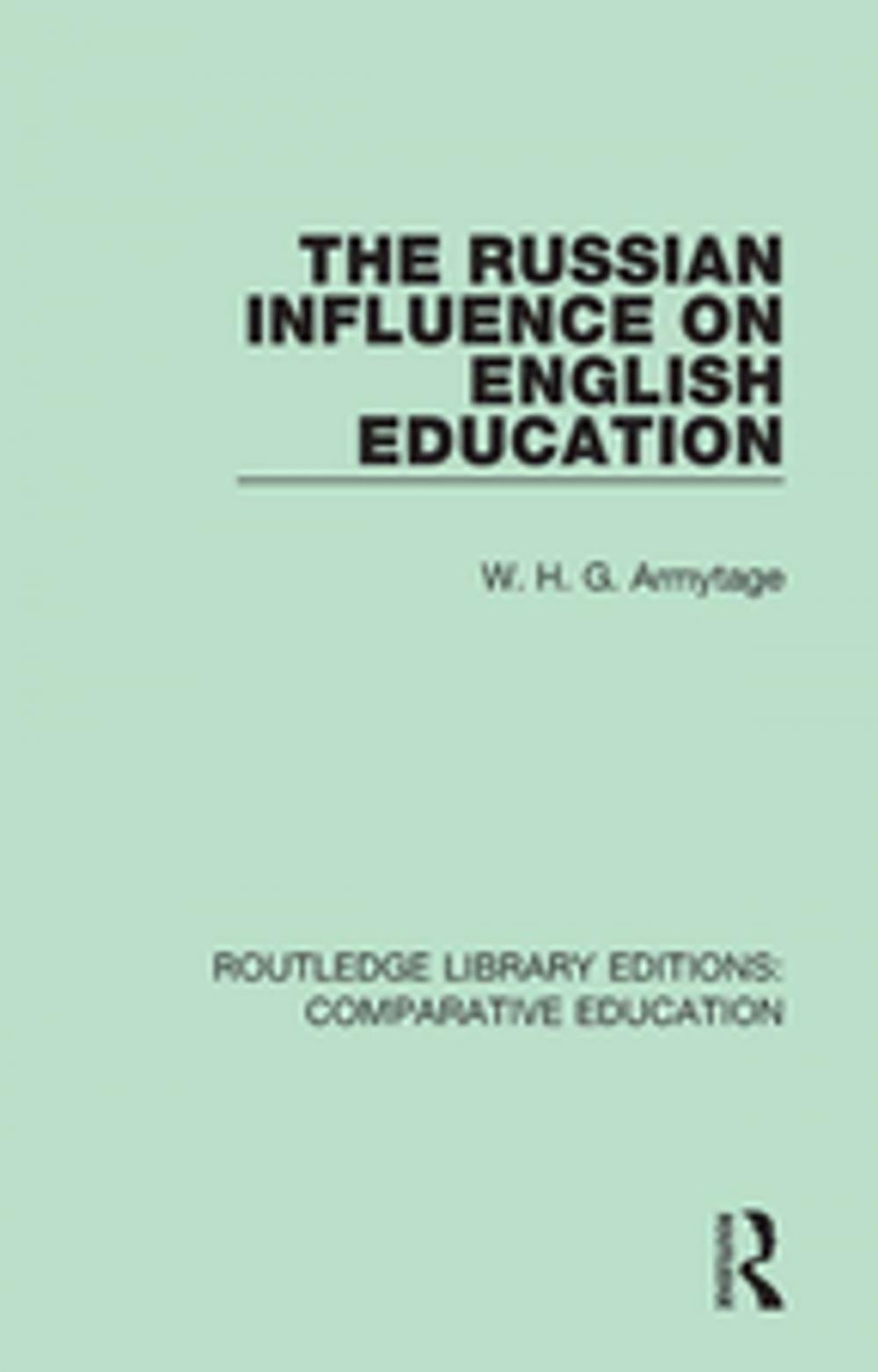 Big bigCover of The Russian Influence on English Education