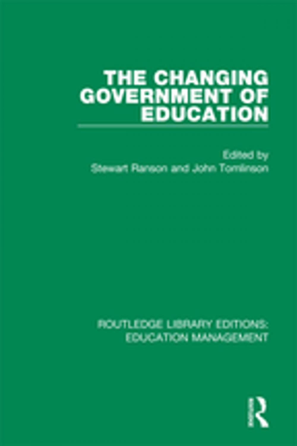 Big bigCover of The Changing Government of Education