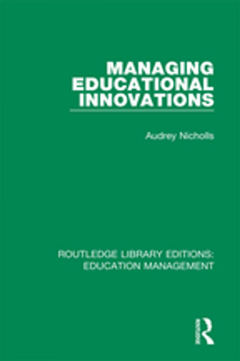 Big bigCover of Managing Educational Innovations