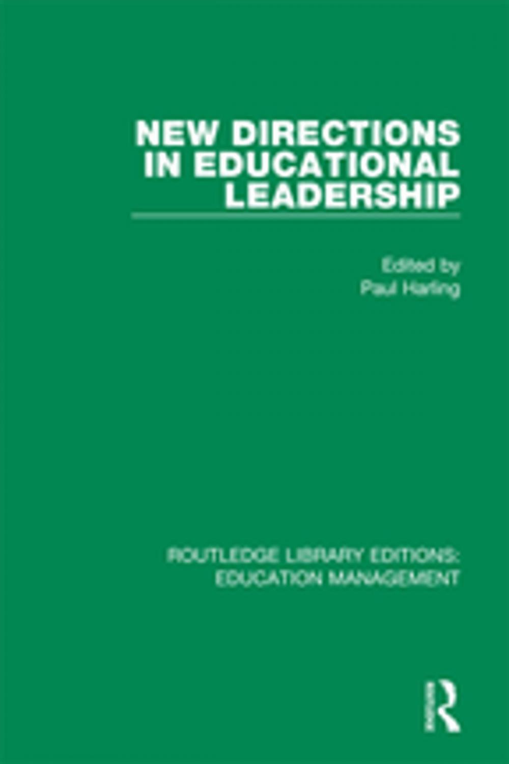 Big bigCover of New Directions in Educational Leadership