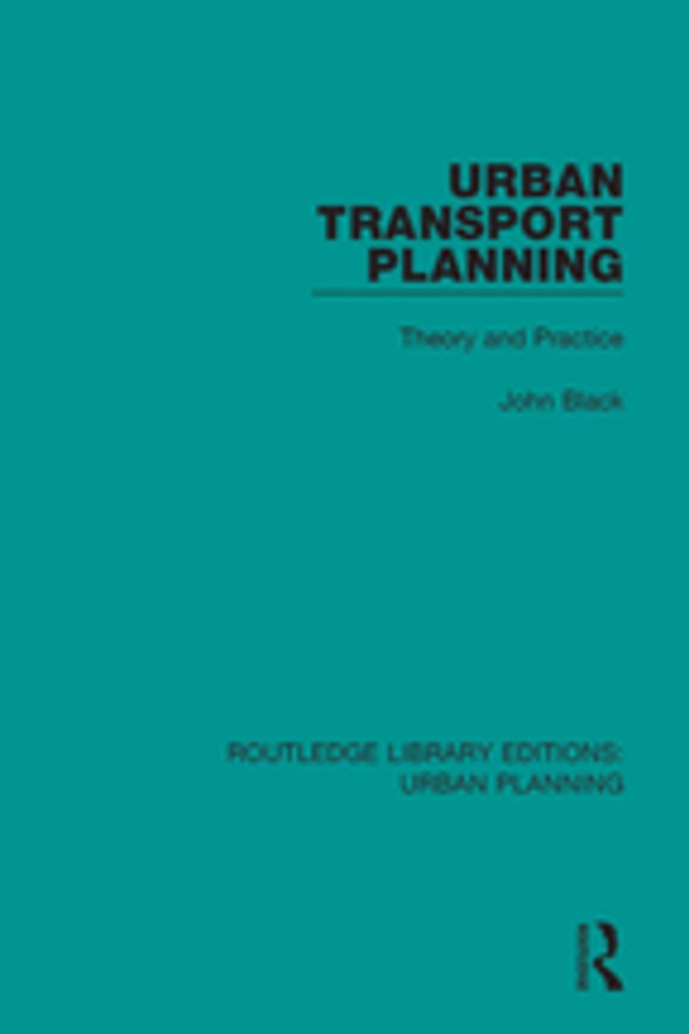 Big bigCover of Urban Transport Planning