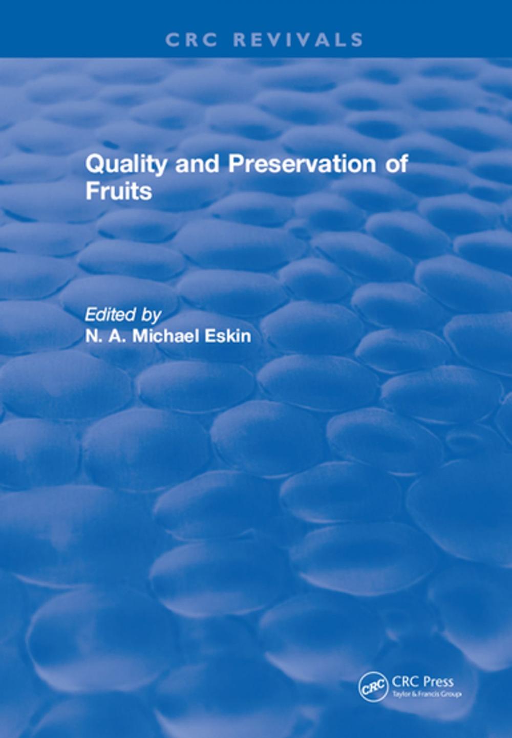 Big bigCover of Quality and Preservation of Fruits