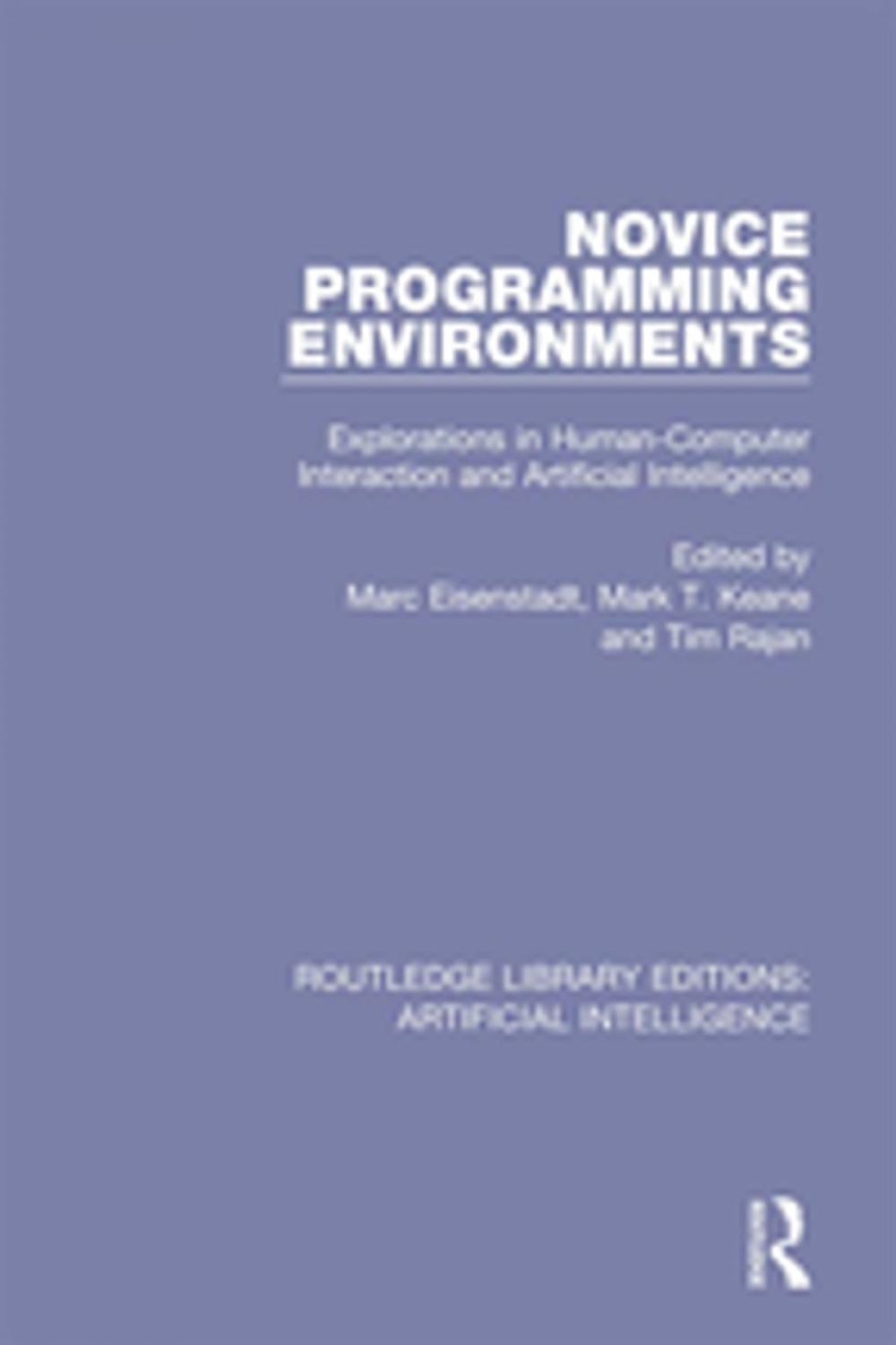 Big bigCover of Novice Programming Environments