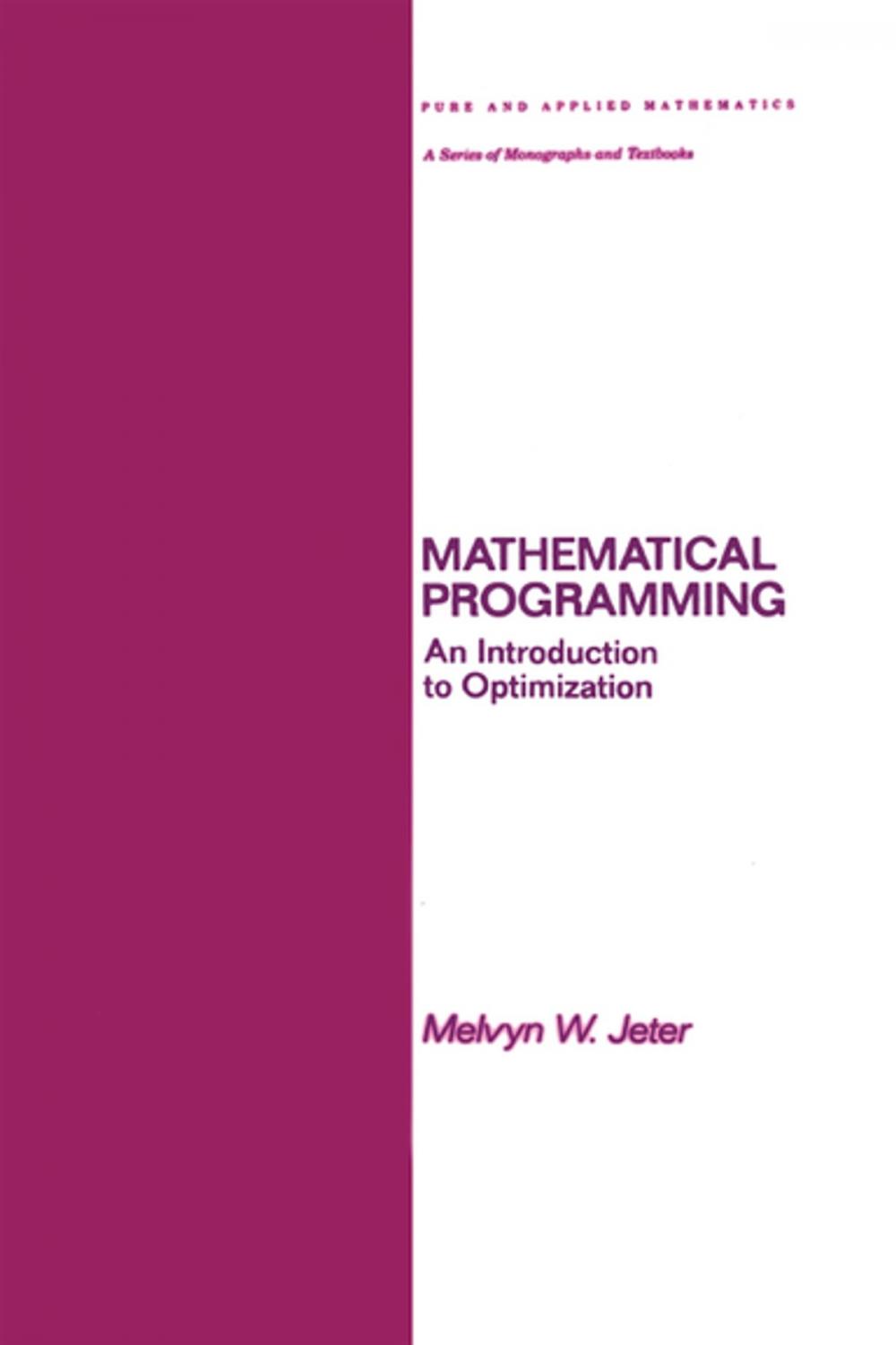 Big bigCover of Mathematical Programming