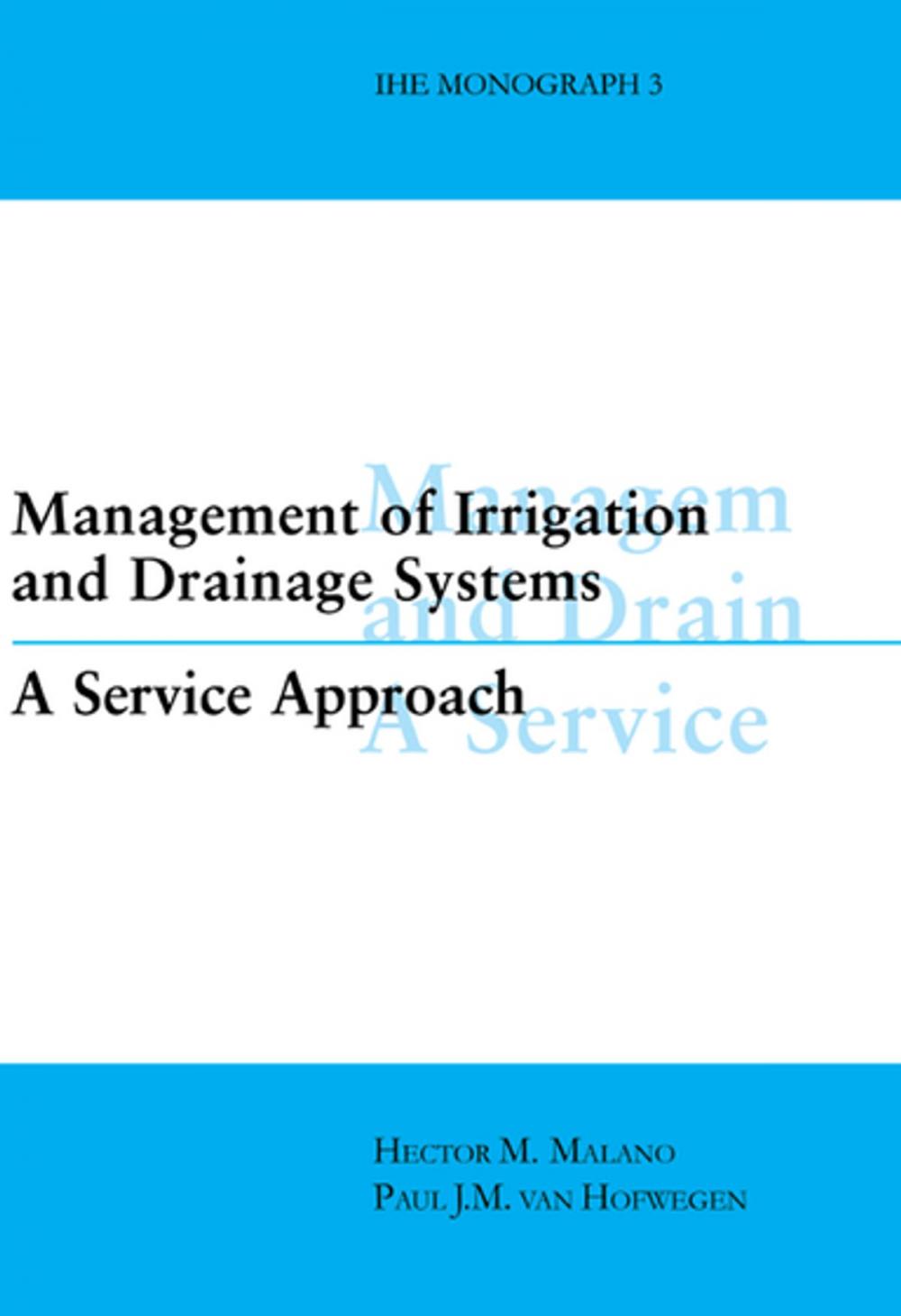 Big bigCover of Management of Irrigation and Drainage Systems
