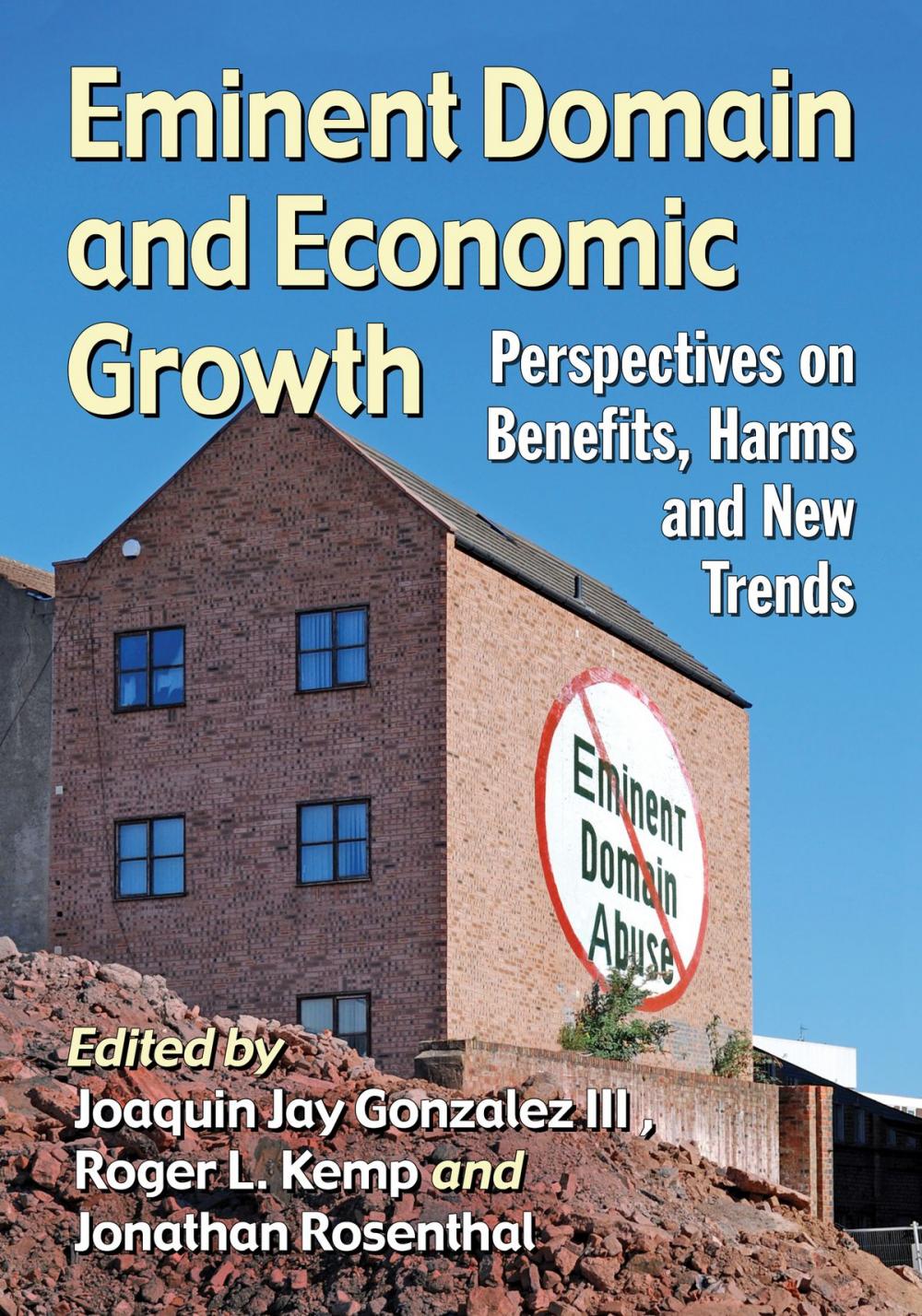 Big bigCover of Eminent Domain and Economic Growth