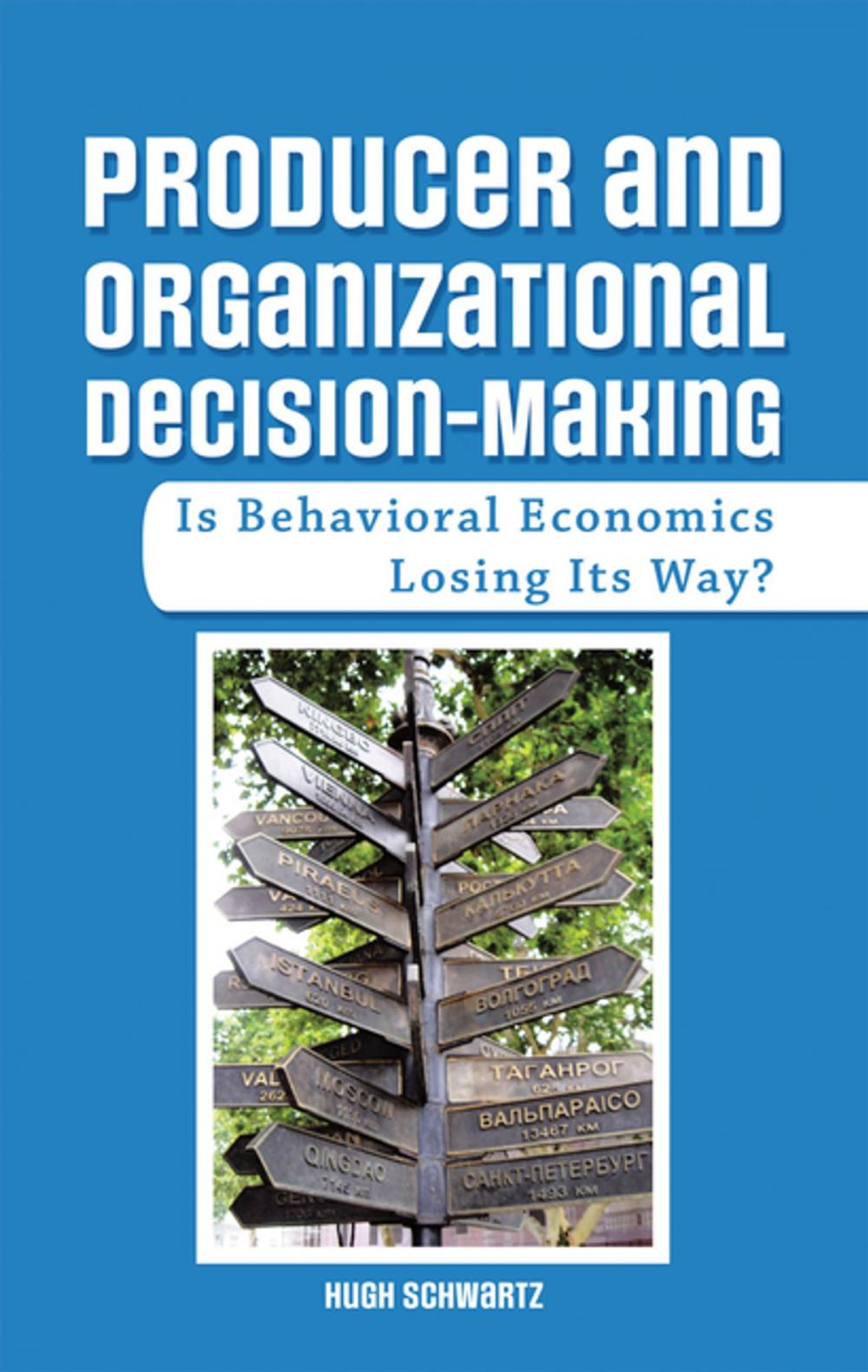 Big bigCover of Producer and Organizational Decision-Making