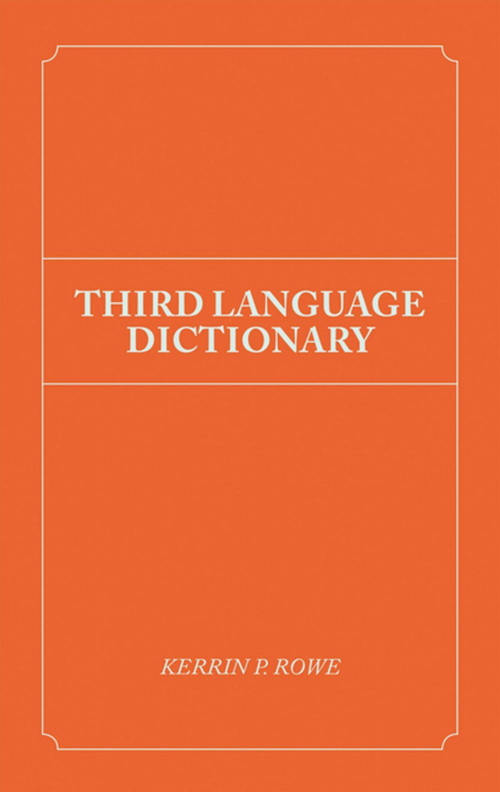 Big bigCover of Third Language Dictionary