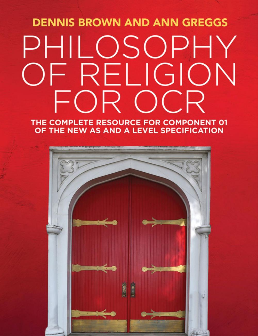 Big bigCover of Philosophy of Religion for OCR