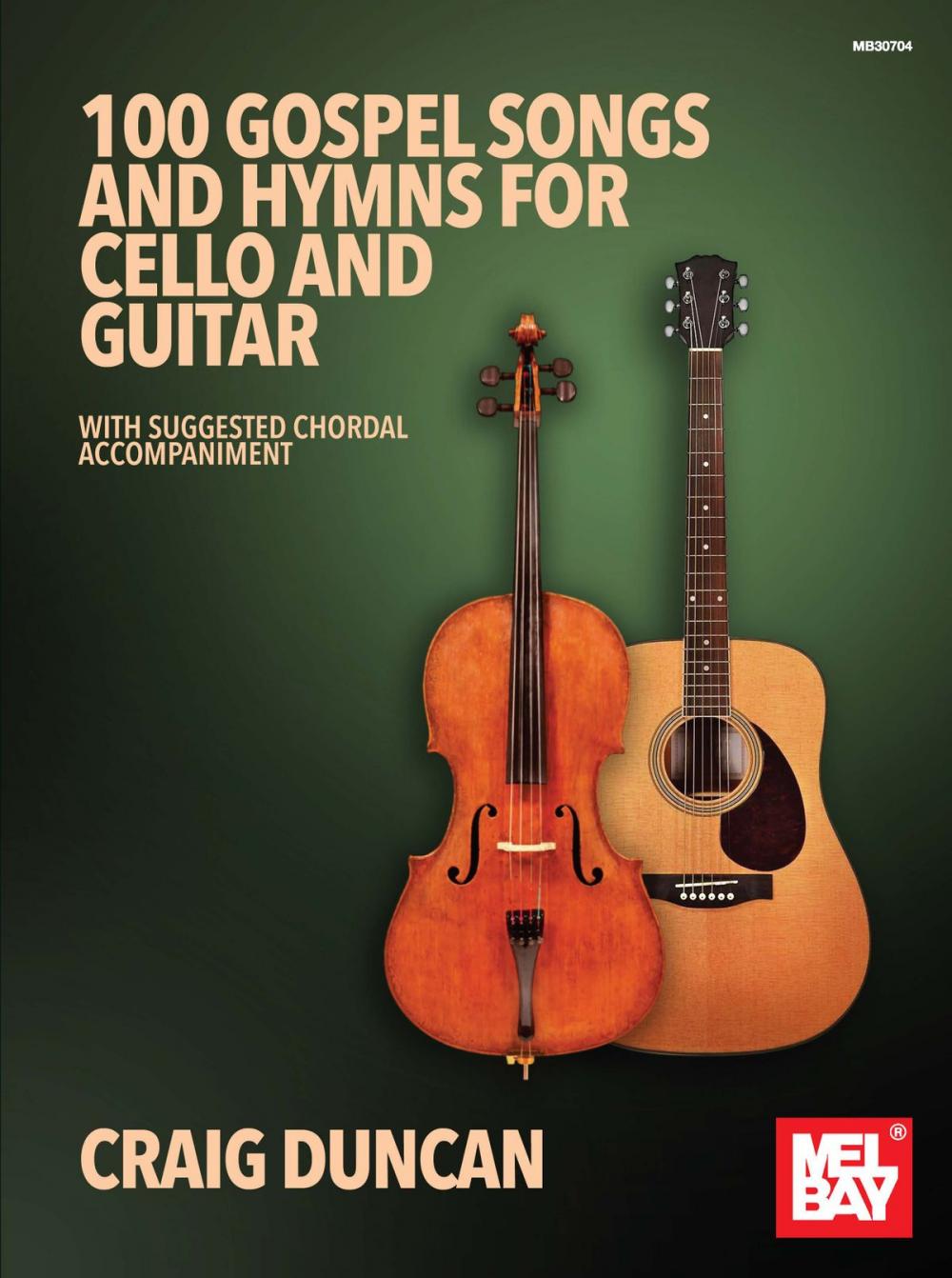 Big bigCover of 100 Gospel Songs and Hymns for Cello and Guitar