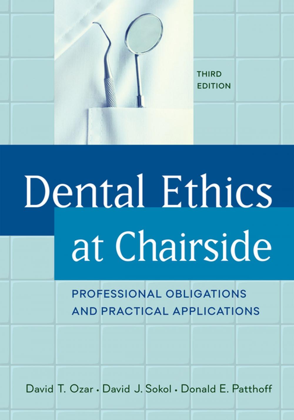 Big bigCover of Dental Ethics at Chairside