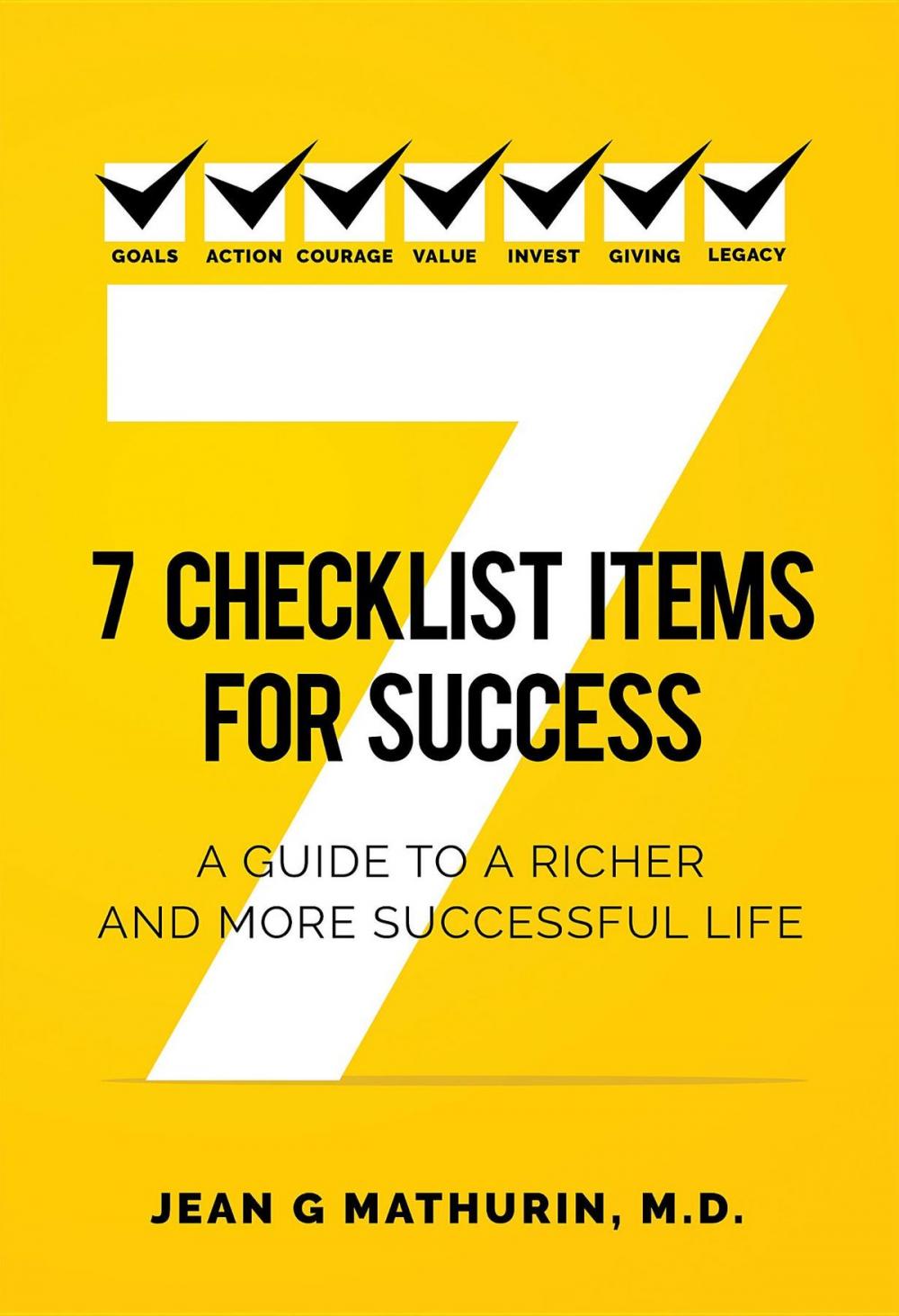 Big bigCover of 7 CHECKLIST ITEMS FOR SUCCESS