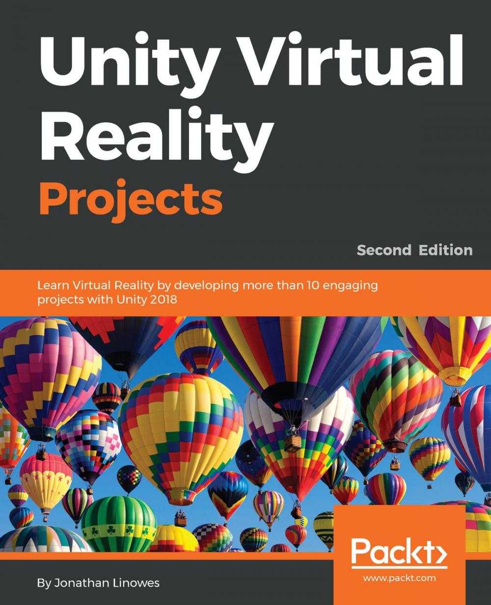 Big bigCover of Unity Virtual Reality Projects