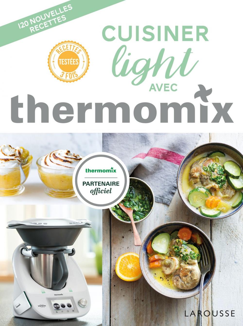 Big bigCover of Cuisiner light avec thermomix