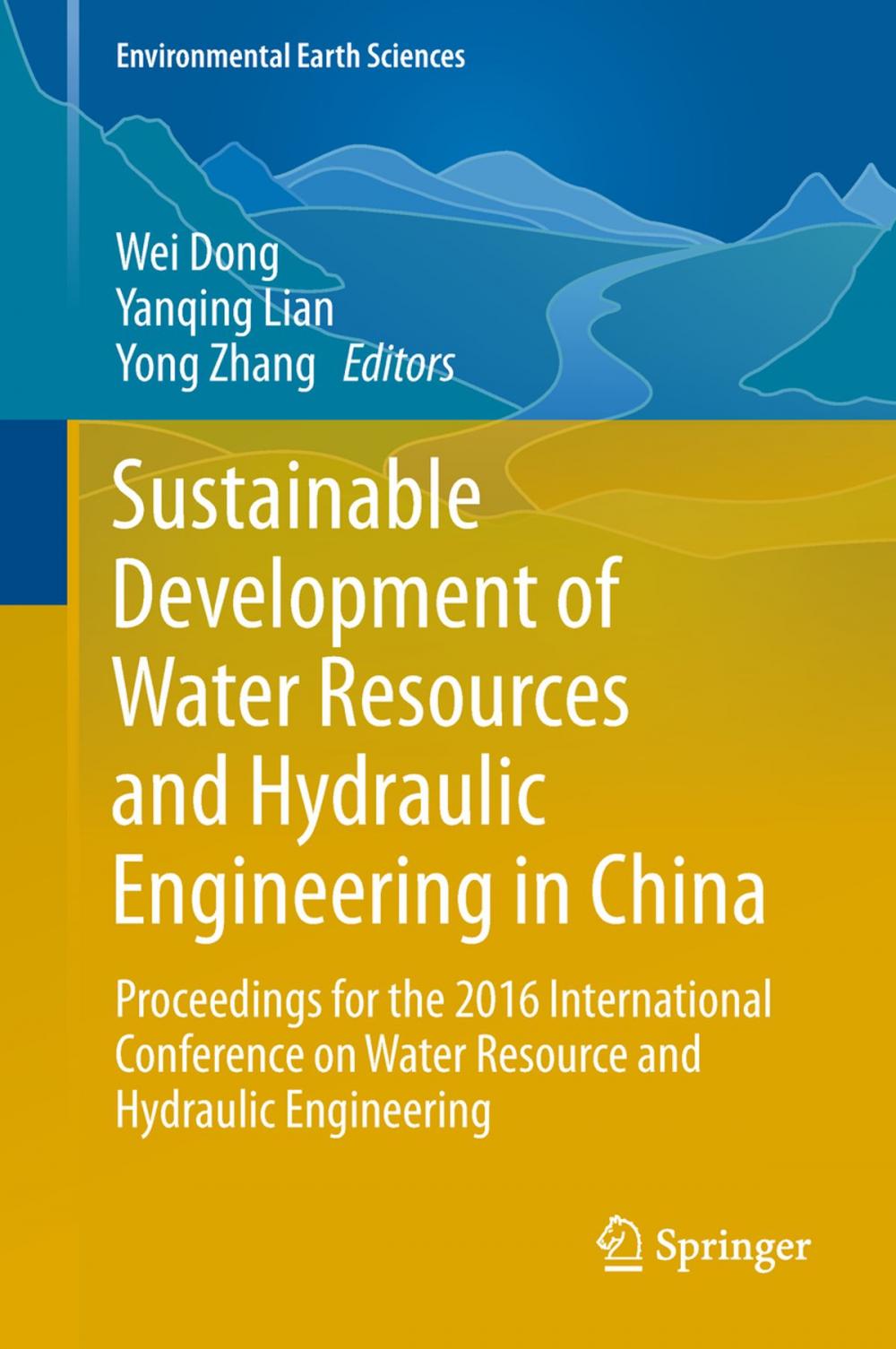 Big bigCover of Sustainable Development of Water Resources and Hydraulic Engineering in China