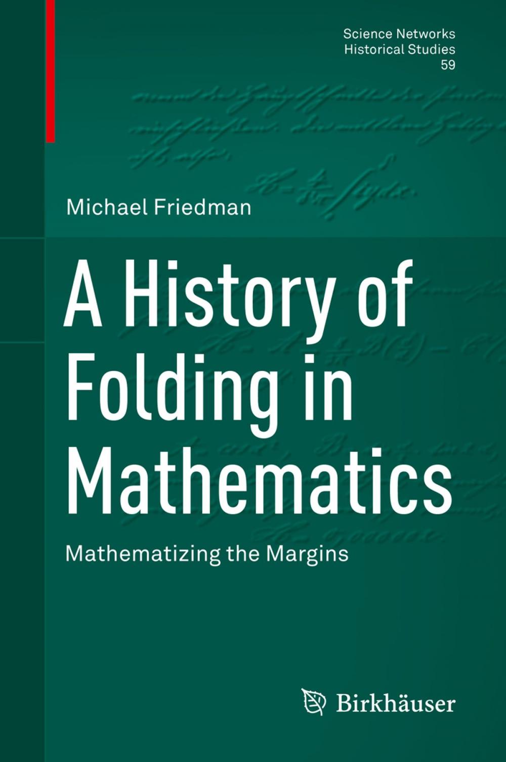 Big bigCover of A History of Folding in Mathematics