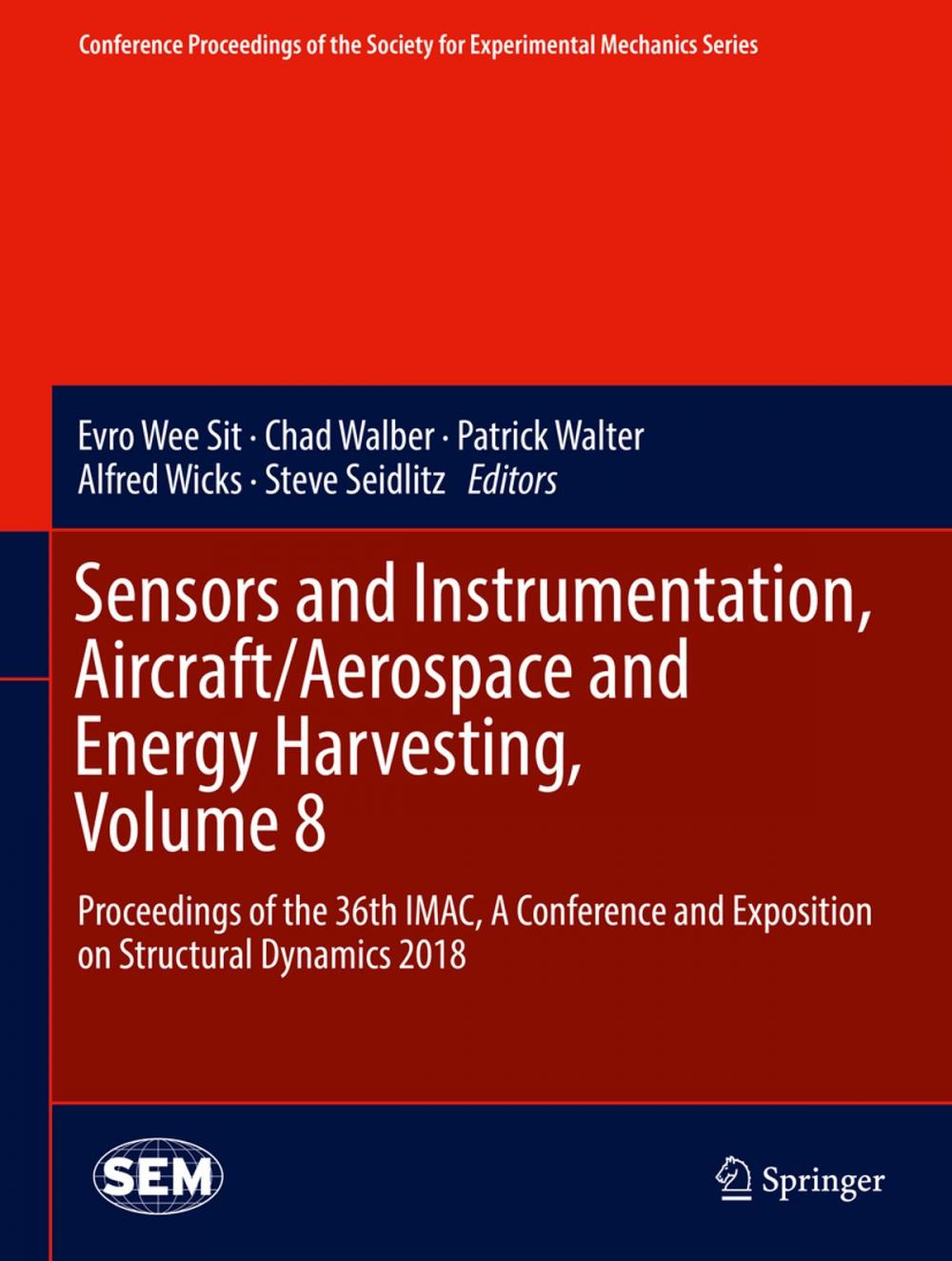 Big bigCover of Sensors and Instrumentation, Aircraft/Aerospace and Energy Harvesting , Volume 8