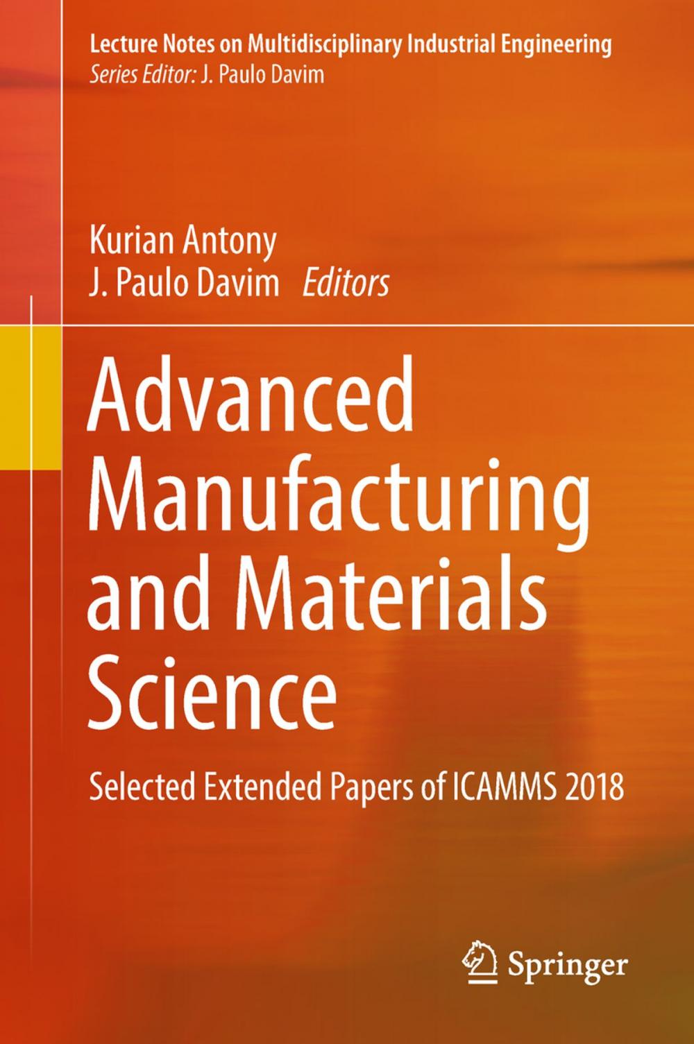 Big bigCover of Advanced Manufacturing and Materials Science