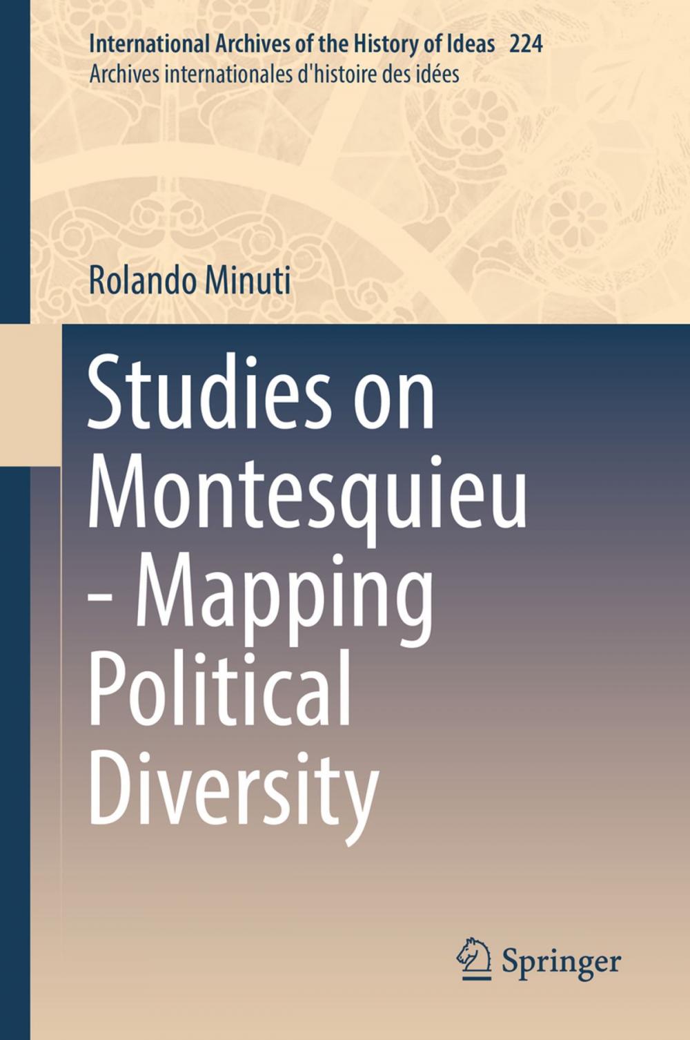 Big bigCover of Studies on Montesquieu - Mapping Political Diversity