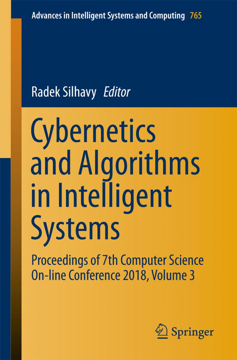 Big bigCover of Cybernetics and Algorithms in Intelligent Systems