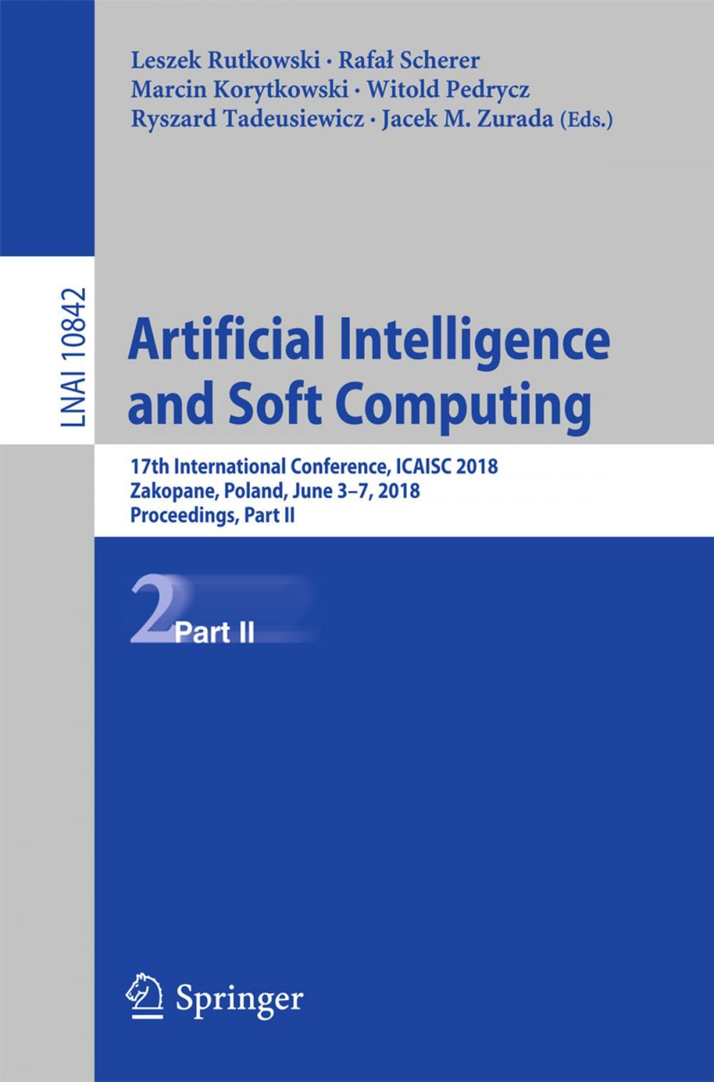 Big bigCover of Artificial Intelligence and Soft Computing