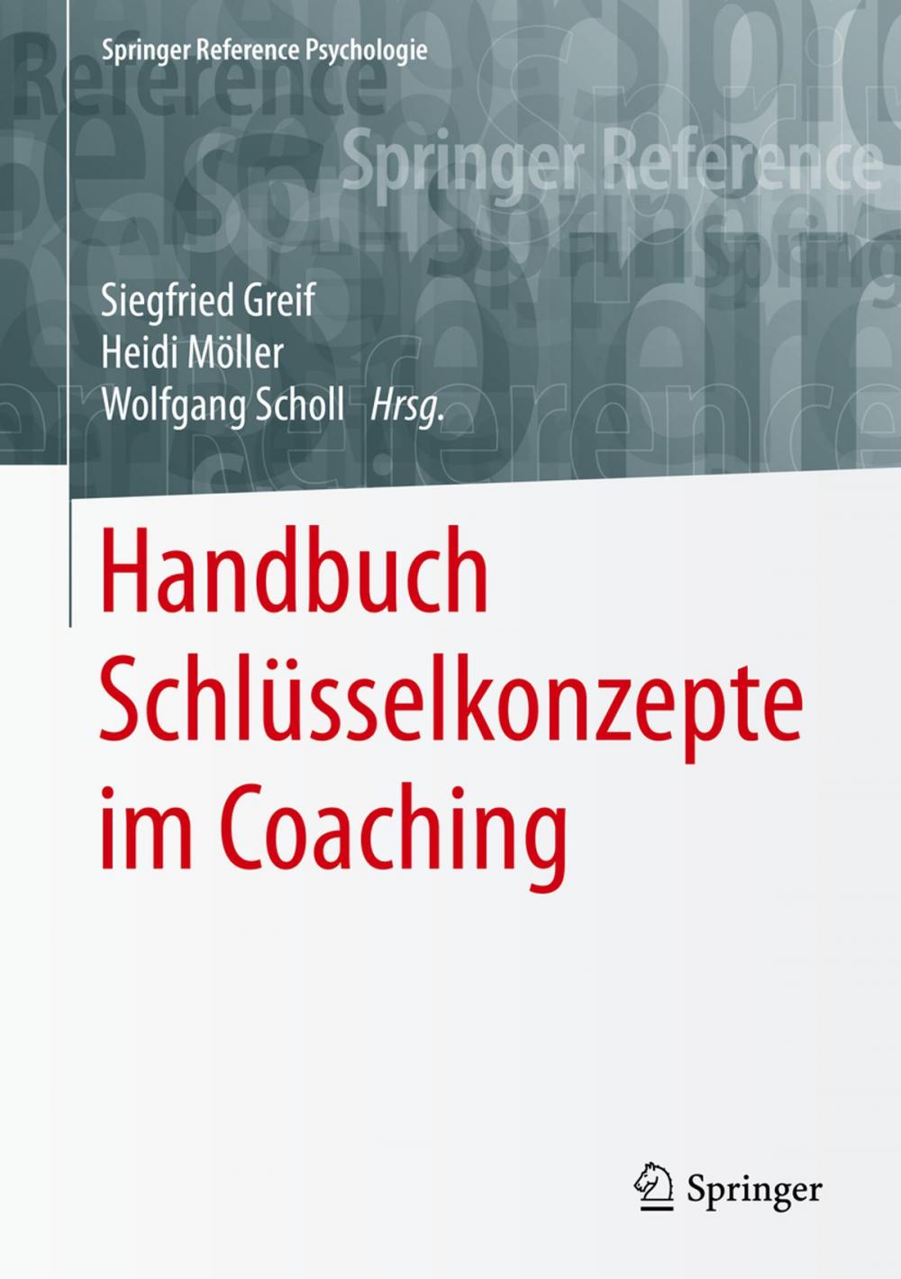 Big bigCover of Handbuch Schlüsselkonzepte im Coaching