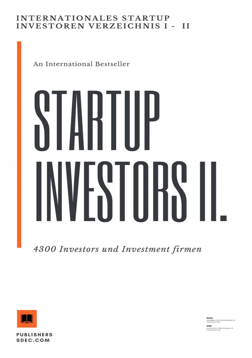 Big bigCover of Internationales Startup Investoren Verzeichnis II.