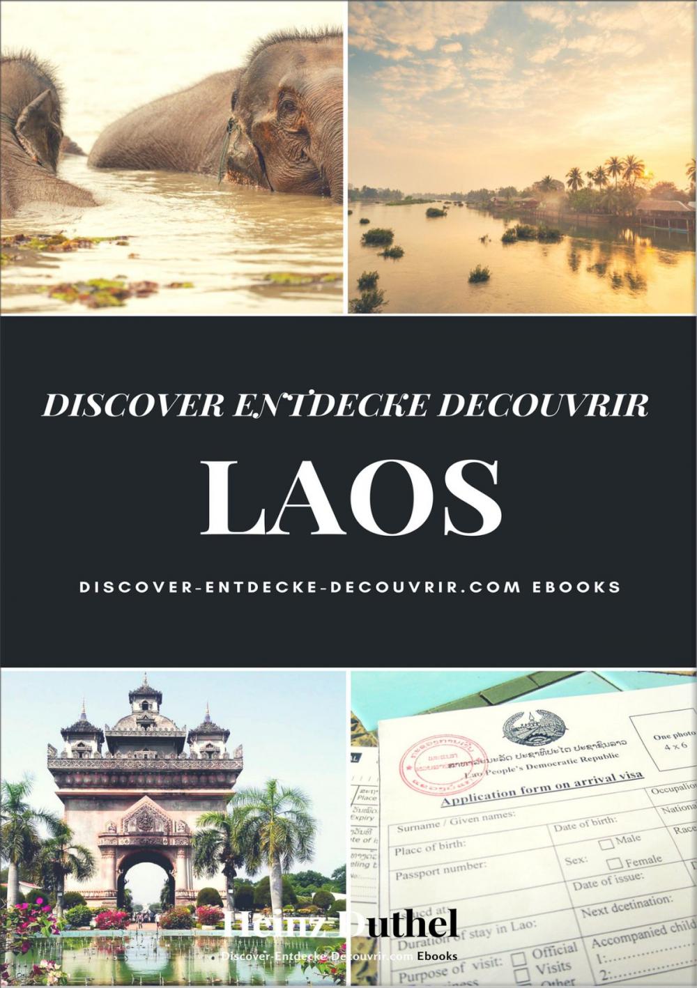 Big bigCover of DISCOVER ENTDECKE DECOUVRIR LAOS