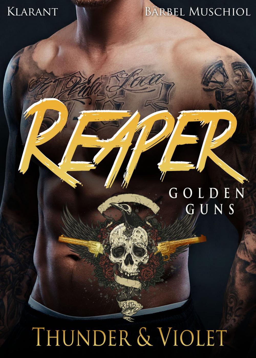 Big bigCover of Reaper. Golden Guns. Thunder und Violet