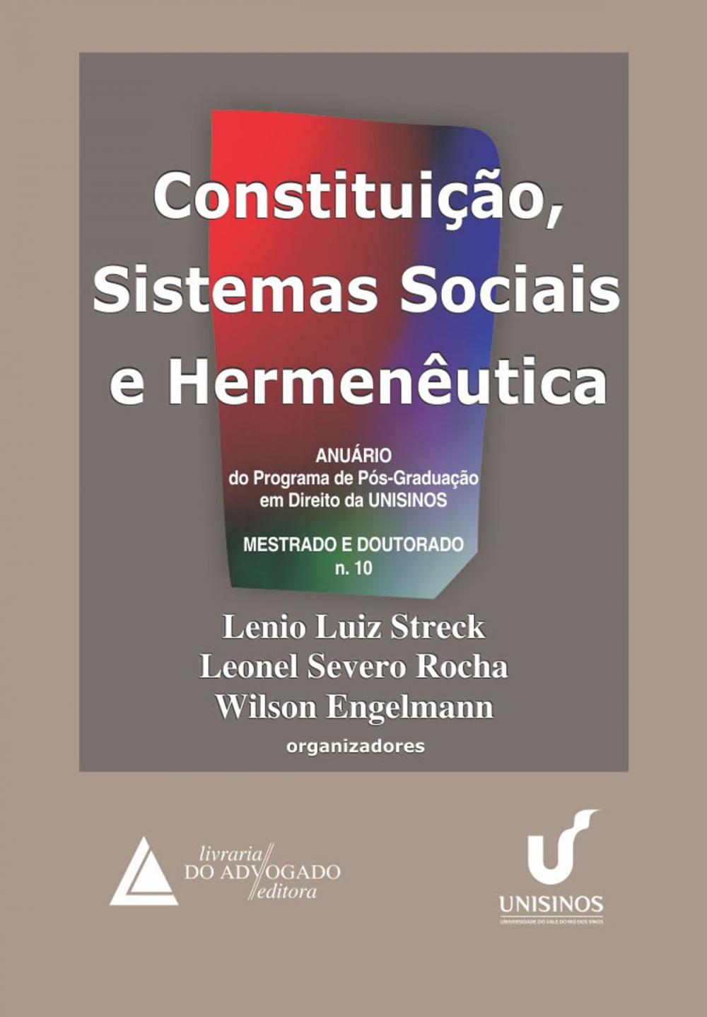 Big bigCover of Constituição Sistemas Sociais e Hermenêutica Nº 10: