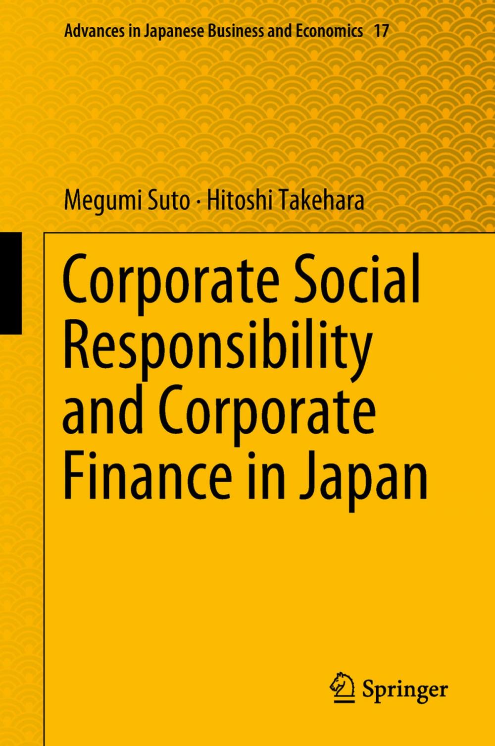 Big bigCover of Corporate Social Responsibility and Corporate Finance in Japan