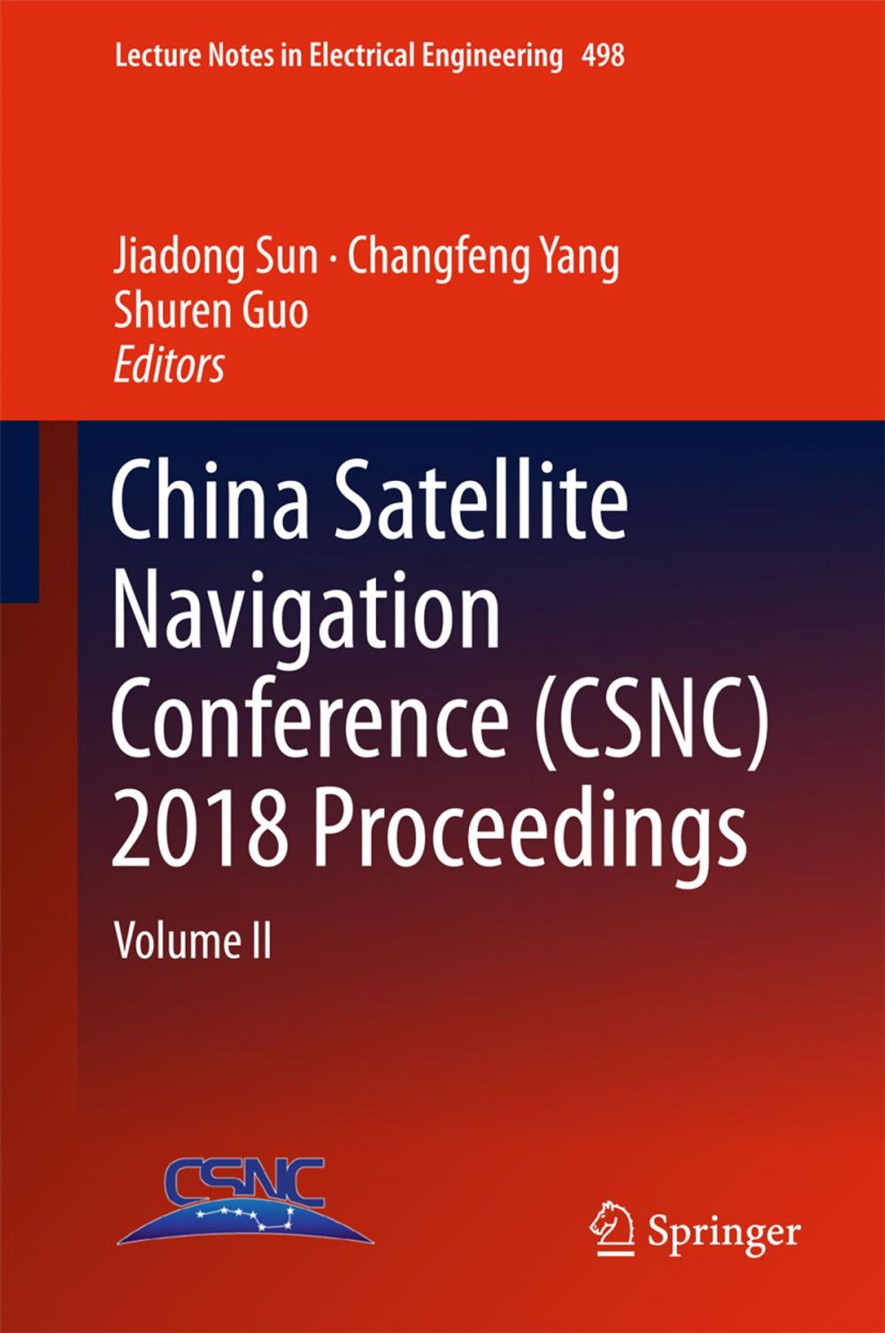 Big bigCover of China Satellite Navigation Conference (CSNC) 2018 Proceedings