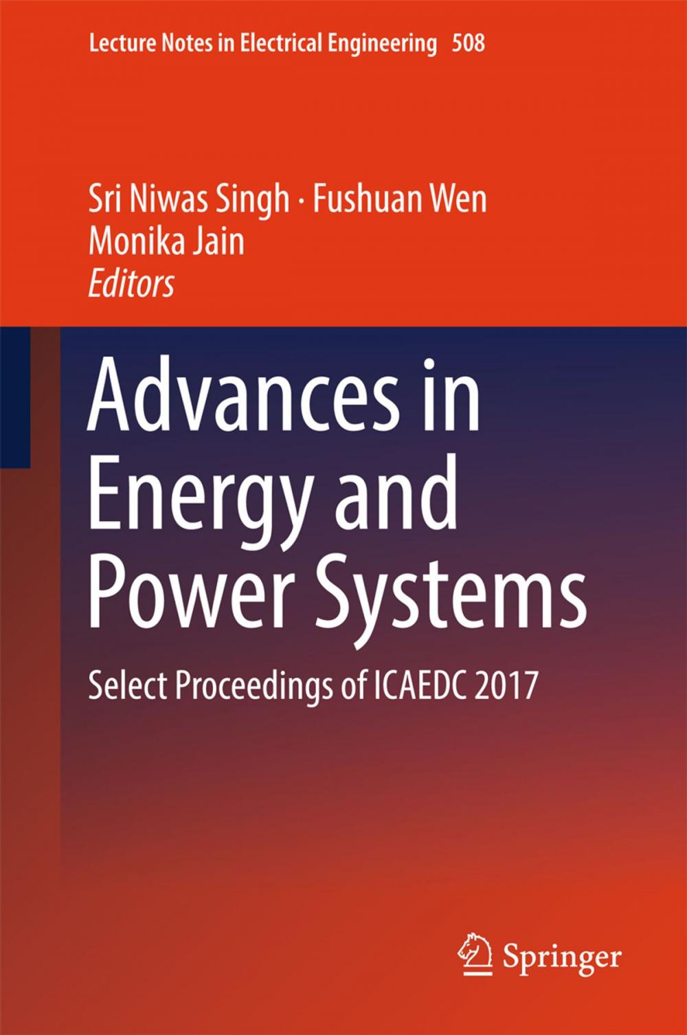 Big bigCover of Advances in Energy and Power Systems