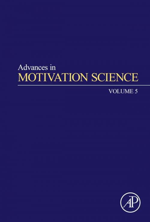 Cover of the book Advances in Motivation Science by Andrew J. Elliot, Elsevier Science