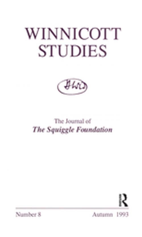 Cover of the book Winnicott Studies. No 8 by Laurence Spurling, Squiggle Foundation, Taylor and Francis