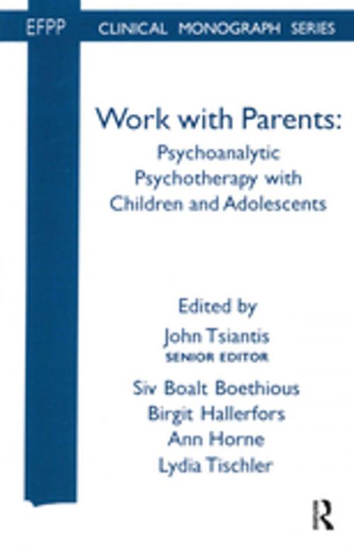 Cover of the book Work with Parents by , Taylor and Francis