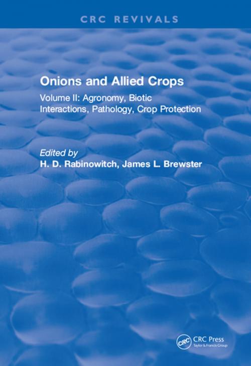 Cover of the book Onions and Allied Crops by H.D. Rabinowitch, CRC Press