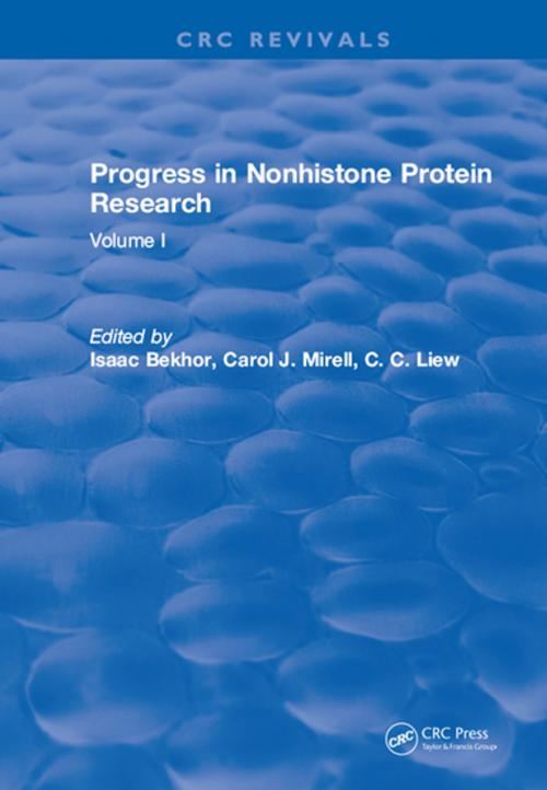 Cover of the book Progress in Nonhistone Protein Research by I. Bekhor Isaac, CRC Press