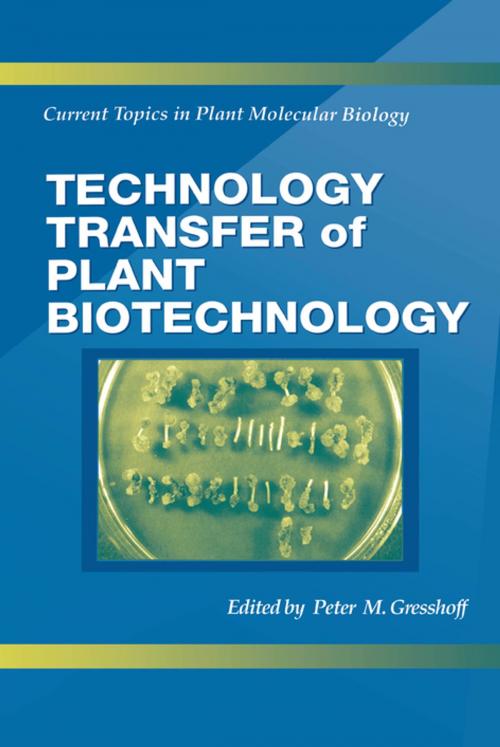 Cover of the book Technology Transfer of Plant Biotechnology by , CRC Press