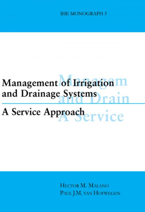 Cover of the book Management of Irrigation and Drainage Systems by Hector M. Malano, Paul van Hofwegen, CRC Press