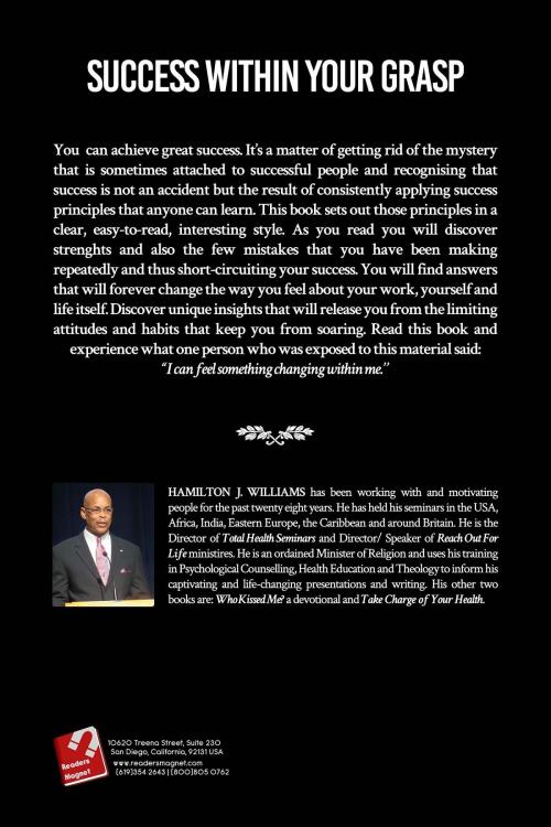 Cover of the book Success Within Your Grasp by Hamilton  J. Williams, ReadersMagnet