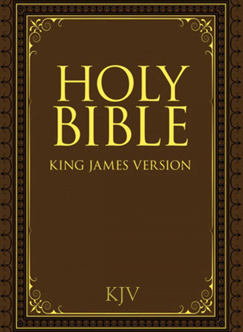 Big bigCover of Bible, King James Version: Authorized KJV 1611 [Best Bible for Kobo]